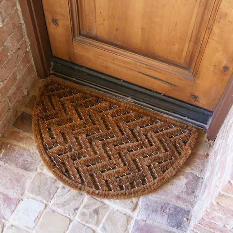 Elegant Coir Entrance Door Mat with a Stylish Design