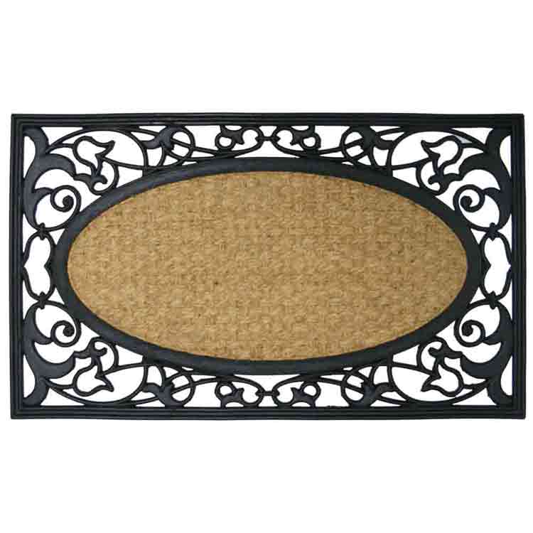Celtic Sea 01 Product 750x750 Rubber Backed Mats with black in color designed border