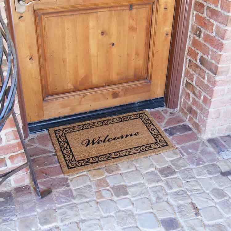 Estate_Style_Action1_Large Estate Mats Designed with a Traditional Aesthetic to welcome your guests