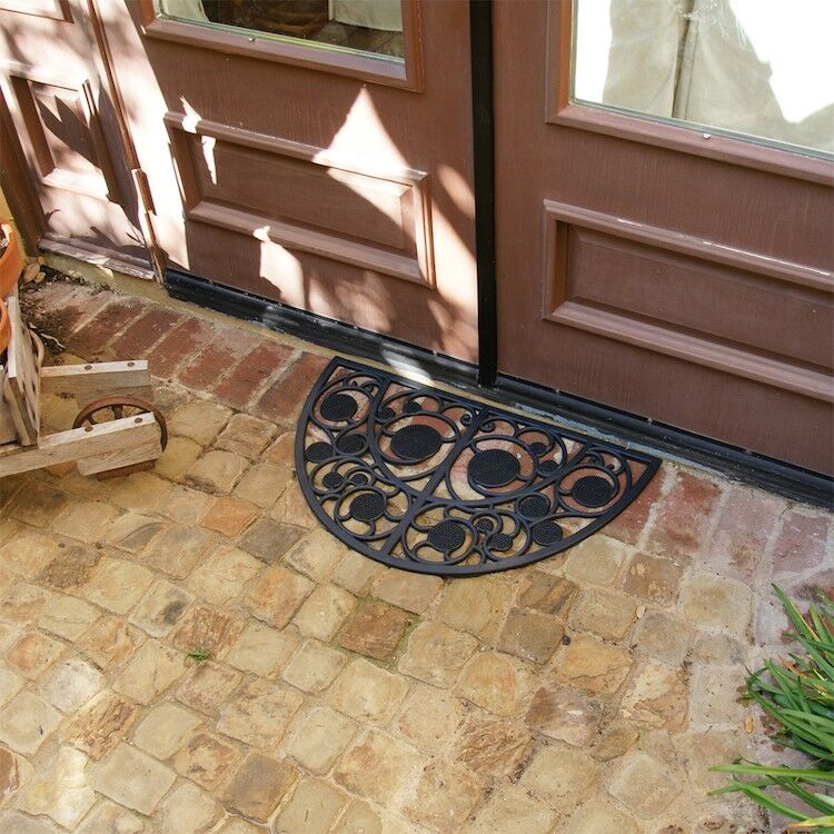 Irish Action 2 Large Irish Garden Rubber Cast Iron Mat