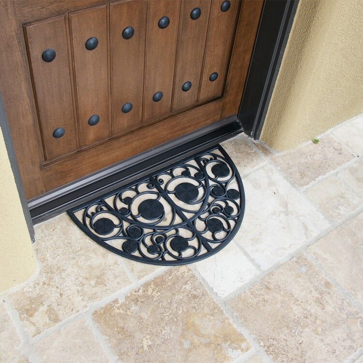 SONY DSC Irish Garden Rubber Cast Iron Mat