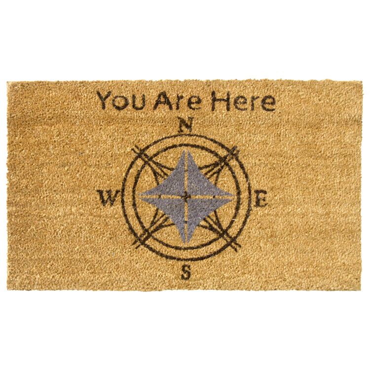 LostYouAreHere Lost You Are Here Doormat