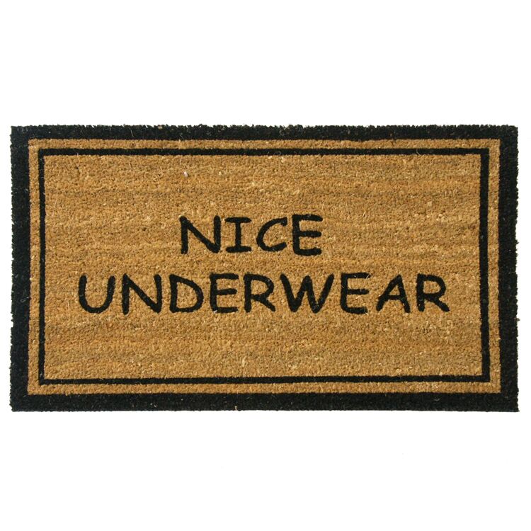 NiceUnderwearDoormat Nice Underwear Doormat
