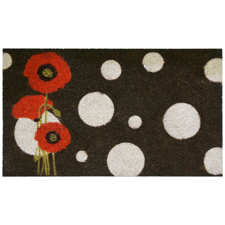 RougeContemporaryFloralDoormat Rouge Contemporary Floral Doormat