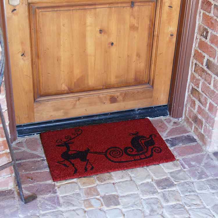 Reindeer & Slate completes this festival door mat