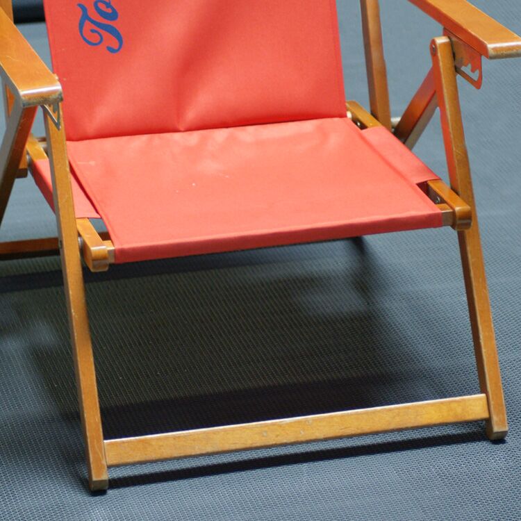 S-grip_action2-5_Large Grey color PVC Drainage Mat placed on floor with chair placed on it