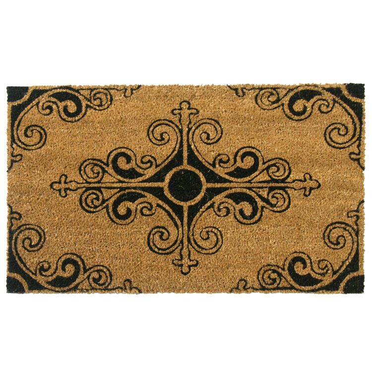 TraditionalFleurdeLisDoormat Traditional Fleur de Lis Doormat