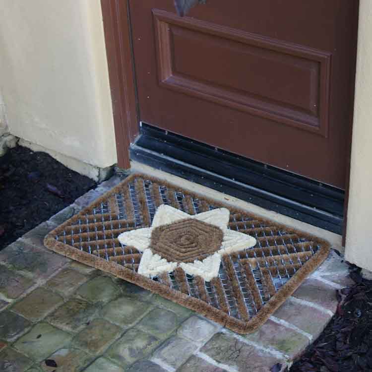 Valencia-02-Action_750x750 Stylish with beige color star Coir Door Mats Made for Wet Winters