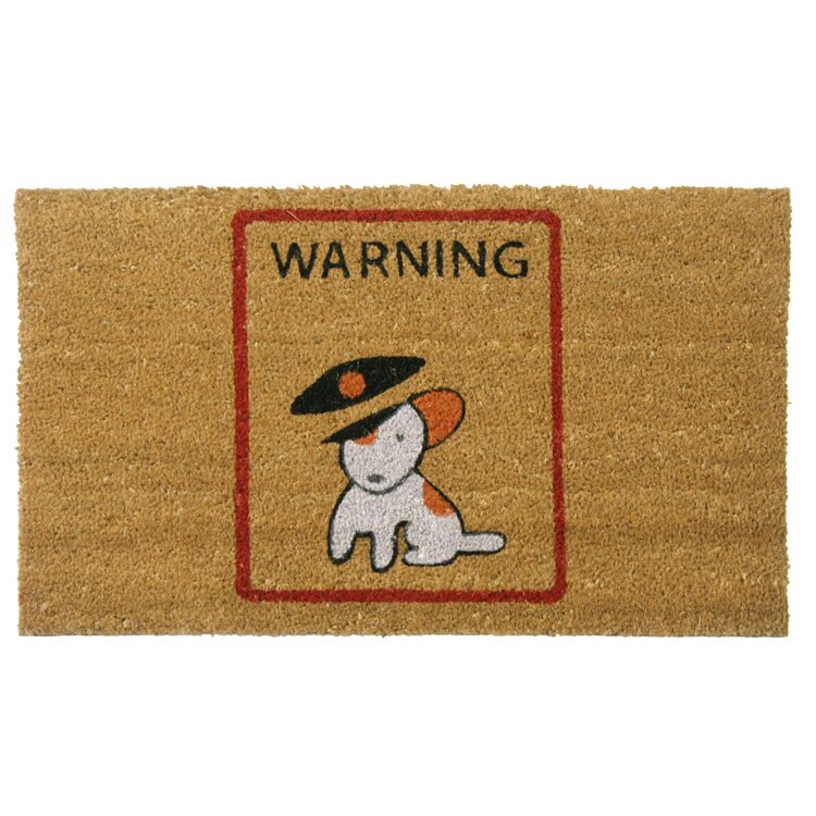 WarningViciousPuppyDoormat Warning Vicious Puppy Doormat