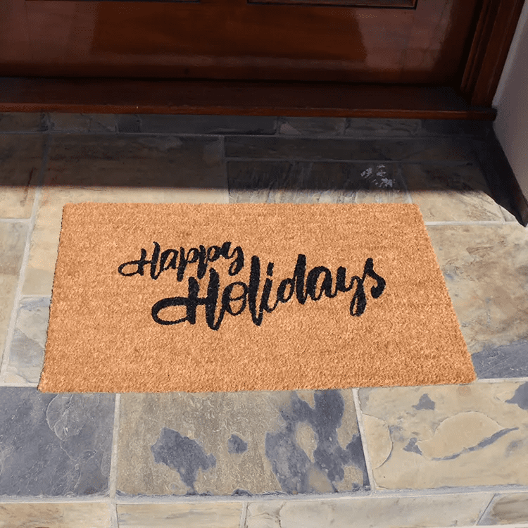 happy-holidays-to-all-22-action_Large Happy Holidays written in white text with a white bear next to it and snowflakes