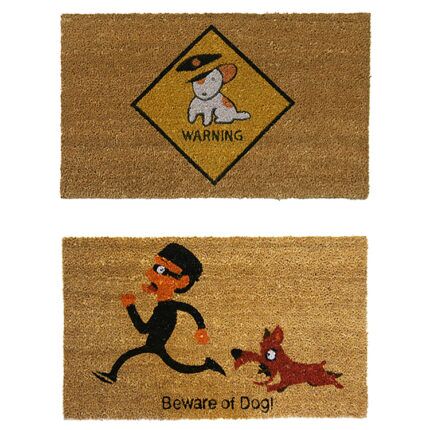 Doggy doormat clearance