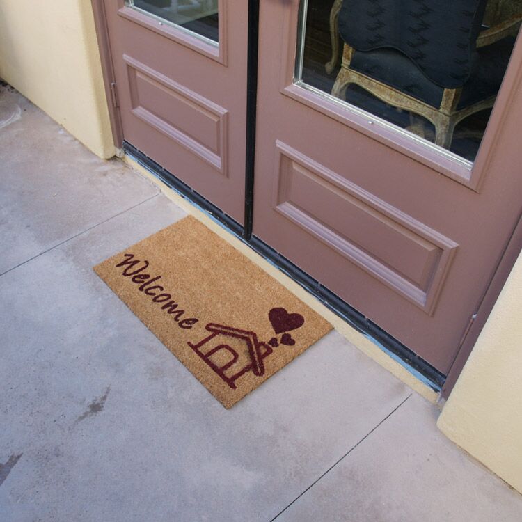 BurstingWithLove Action 02 750x750 1 Welcome mat with home sweet home picture