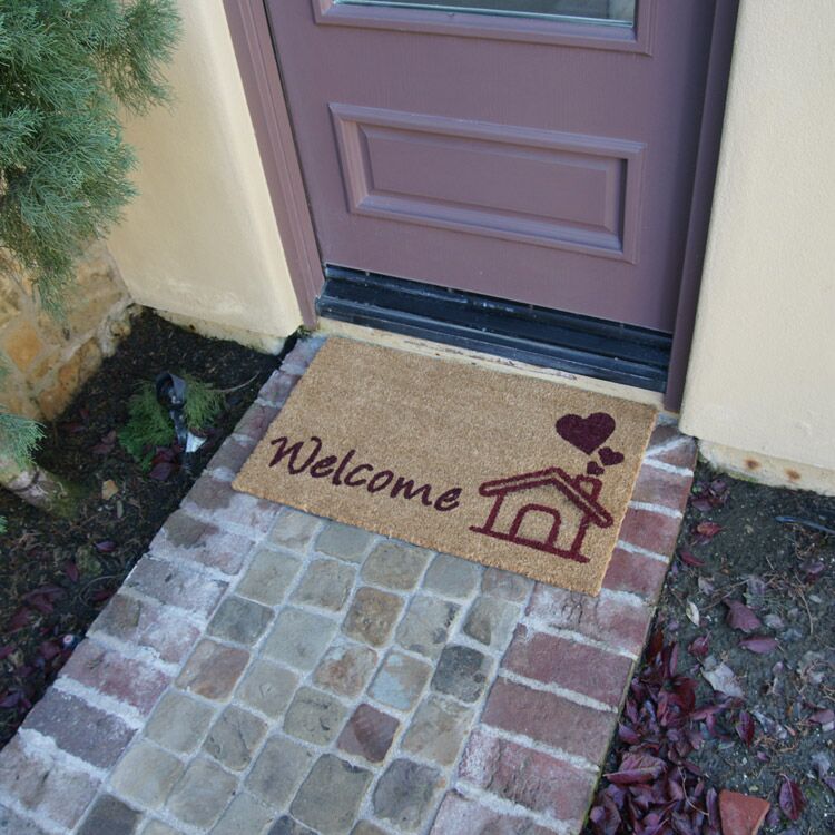 BurstingWithLove Action 04 750x750 1 Welcome mat with home sweet home picture