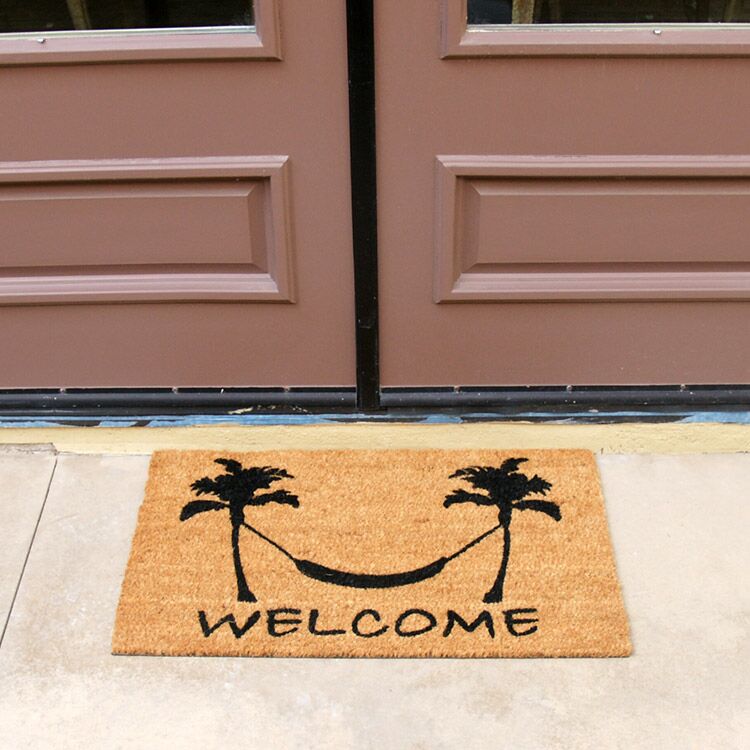 welcome-to-the-luau-pineapple-11-action_Large Chillin by the Shore doormat