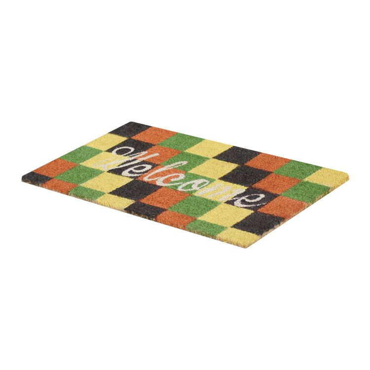 "The Colors of Autumn" Checkerboard Fall Mat