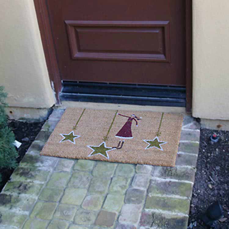 Contemporary_Holiday_Action2_Large Holiday Door Mats with a Modern Aesthetic