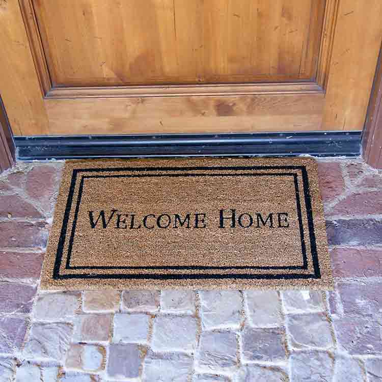 traditional-fleur-de-lis-double-door-02-action_Large Welcome Home Mats With a Minimalist Design