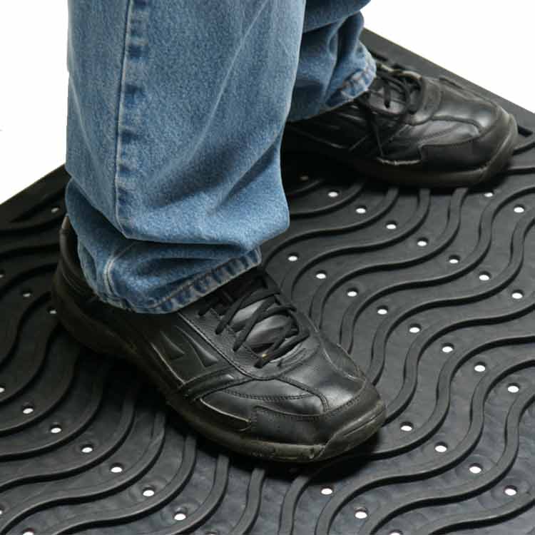 Dura_Scraper_Wave_Action2_750x750 Black color wave pattern Durable Commercial Rubber Door Mat
