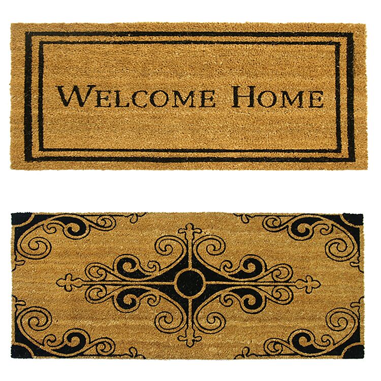 French Estate Doormat Kit Entry 750x750 French Estate Doormat Kit comes with Traditional Fleur de Lis French Mat and Contemporary welcome home mats