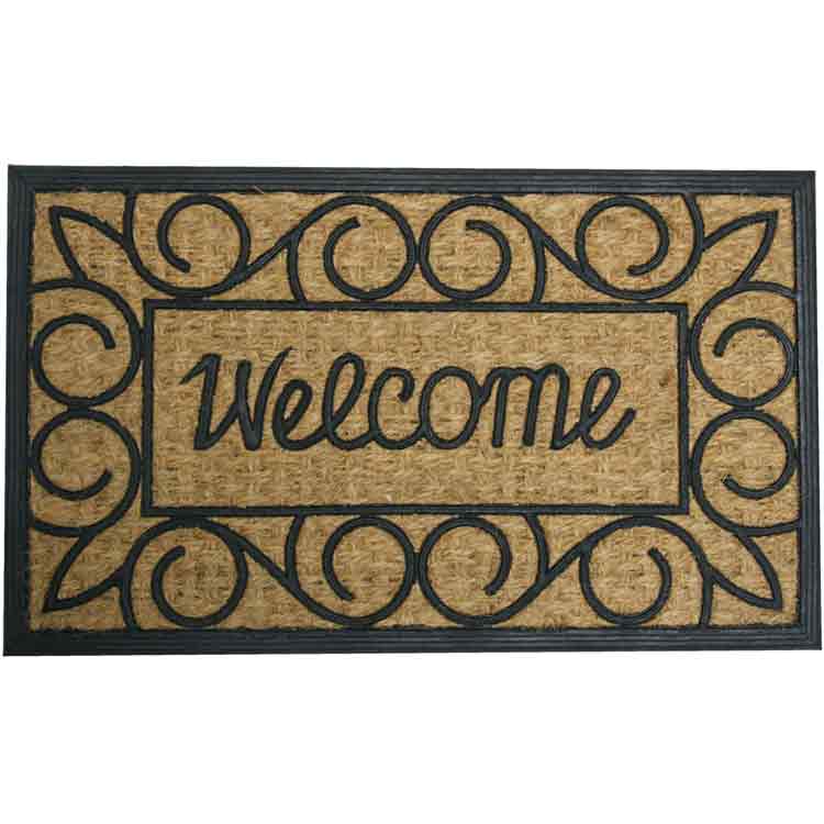 Welcome Home Again 01 Product 750x750 1 Coco rubber mat with welcome sign perfect for outdoor