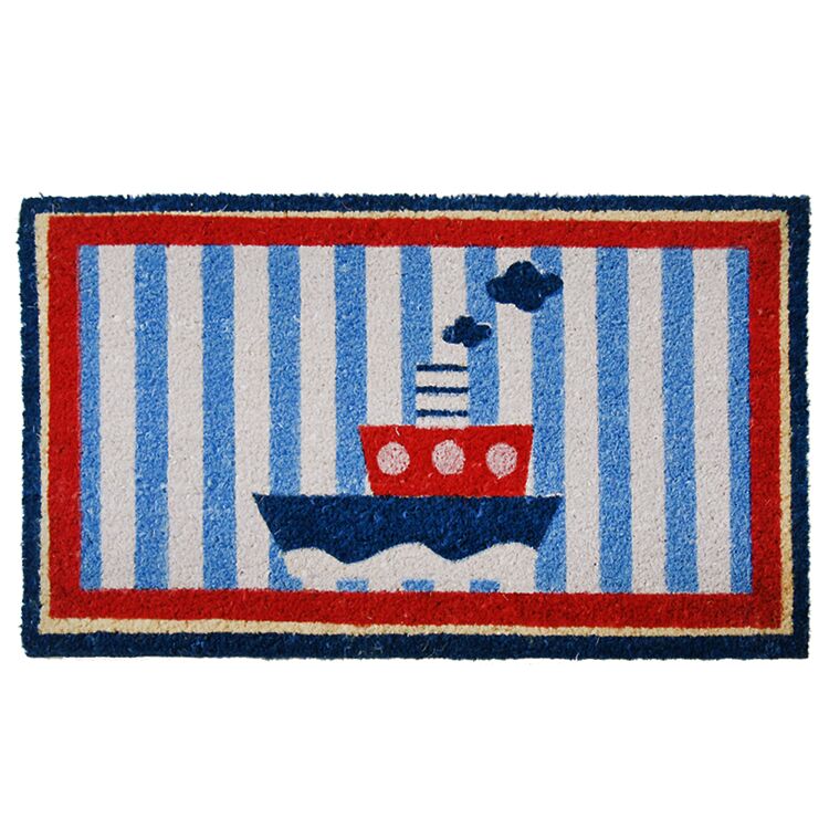 Welcome Aboard Mat copy Welcome Aboard Nautical Mat
