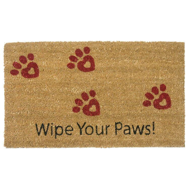 Hello Doormat, Cat Pawprints, Meow, Welcome, on sale Porch Decor, Oversized Doormat, Large Doormat